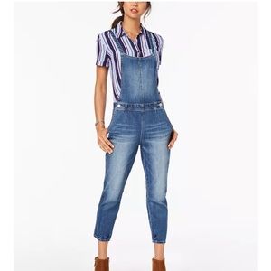 Dollhouse Women’s Blue Denim Jeans Bib Overalls 25